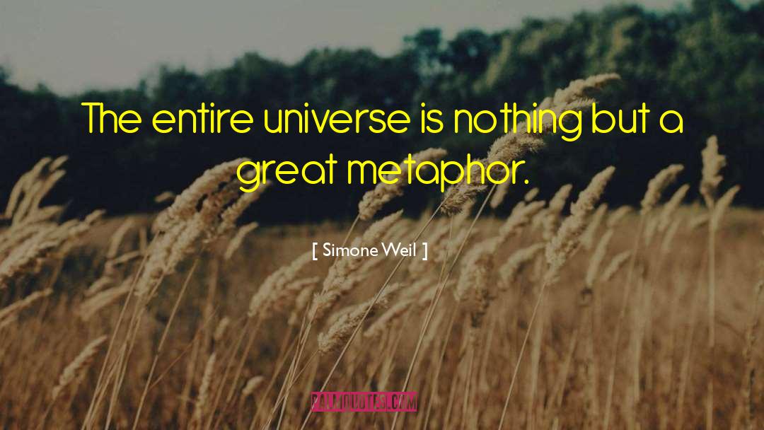 Great Metaphor quotes by Simone Weil