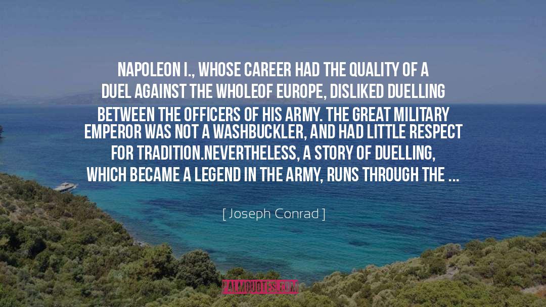 Great Military quotes by Joseph Conrad
