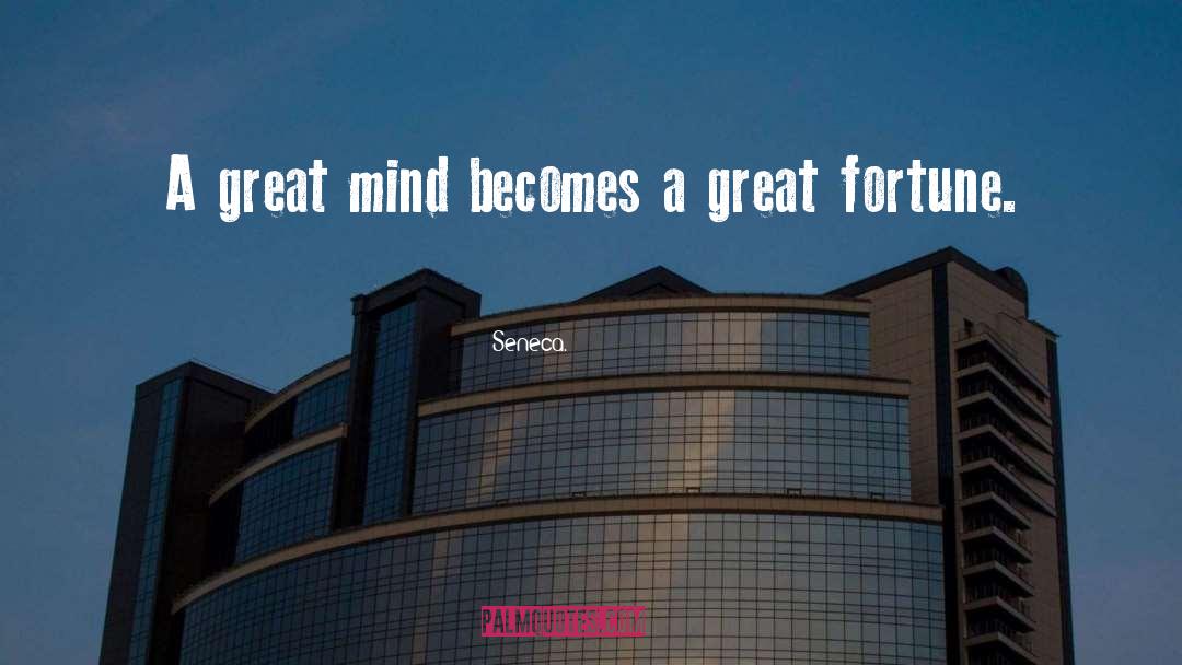 Great Mind quotes by Seneca.