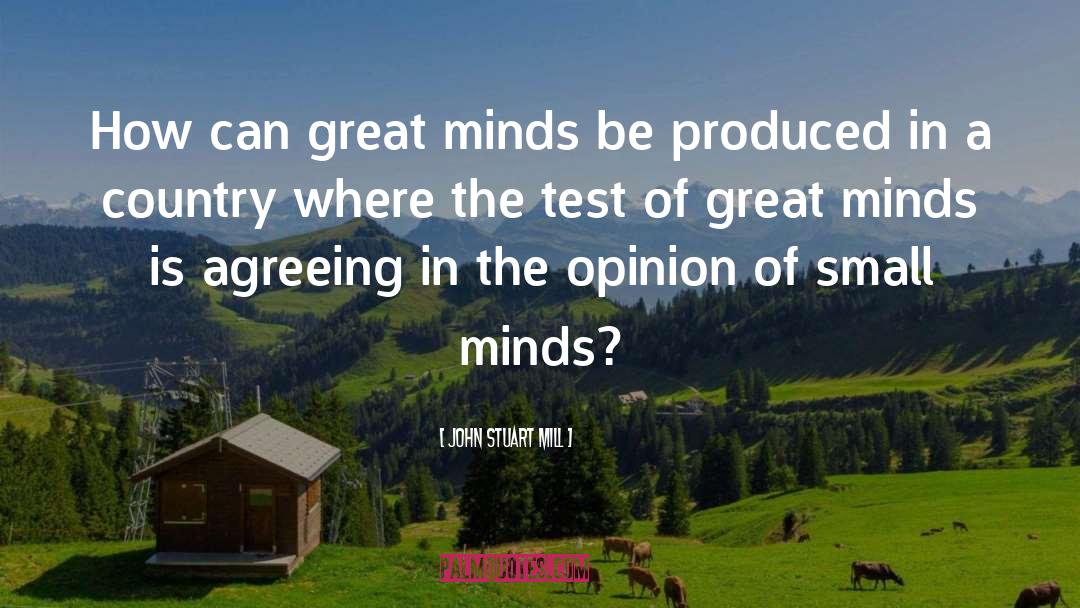 Great Minds quotes by John Stuart Mill