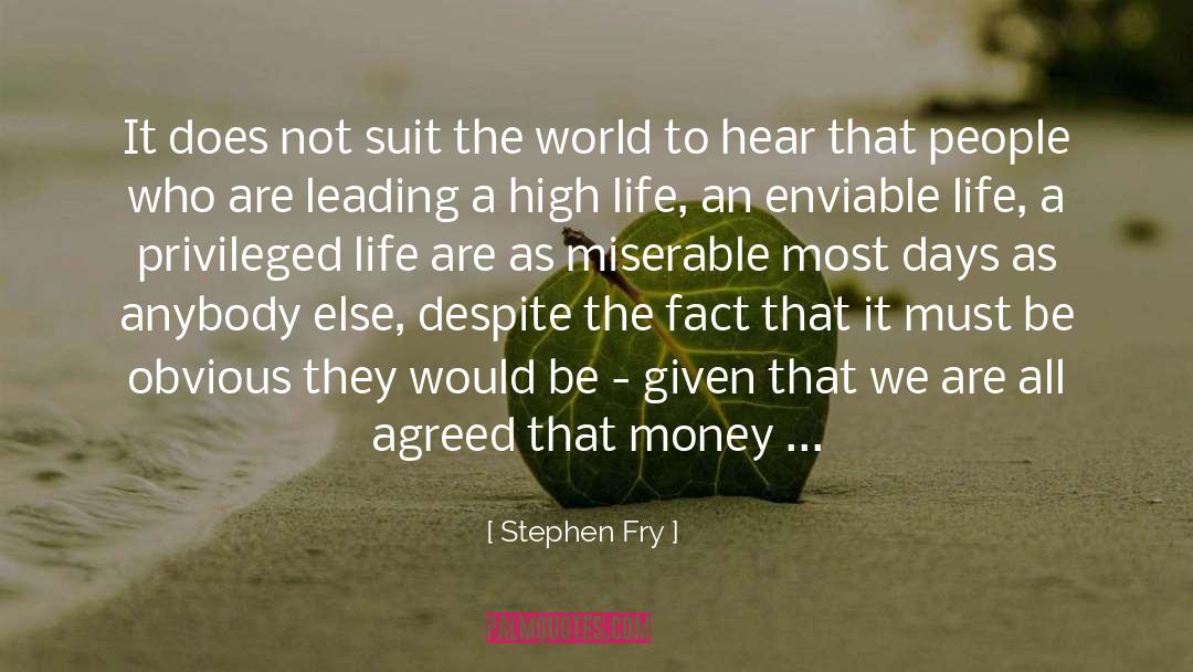 Great Money quotes by Stephen Fry