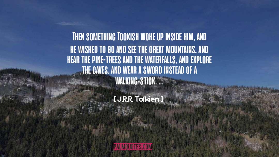 Great Mountains quotes by J.R.R. Tolkien