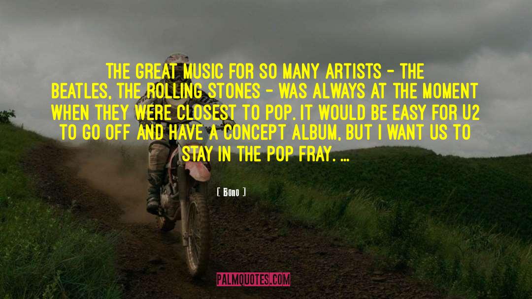 Great Music quotes by Bono