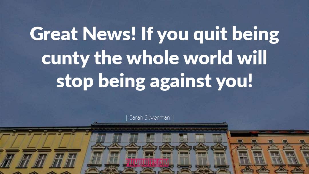 Great News quotes by Sarah Silverman