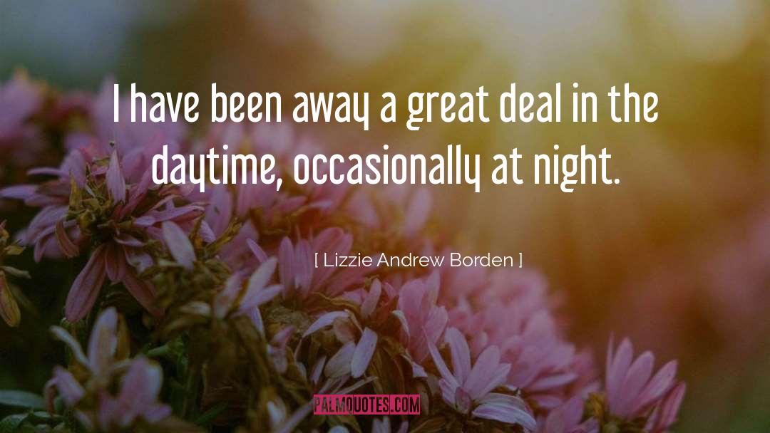 Great Night quotes by Lizzie Andrew Borden