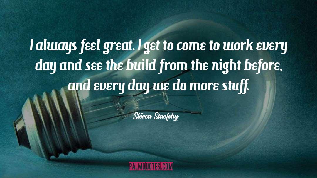 Great Night quotes by Steven Sinofsky