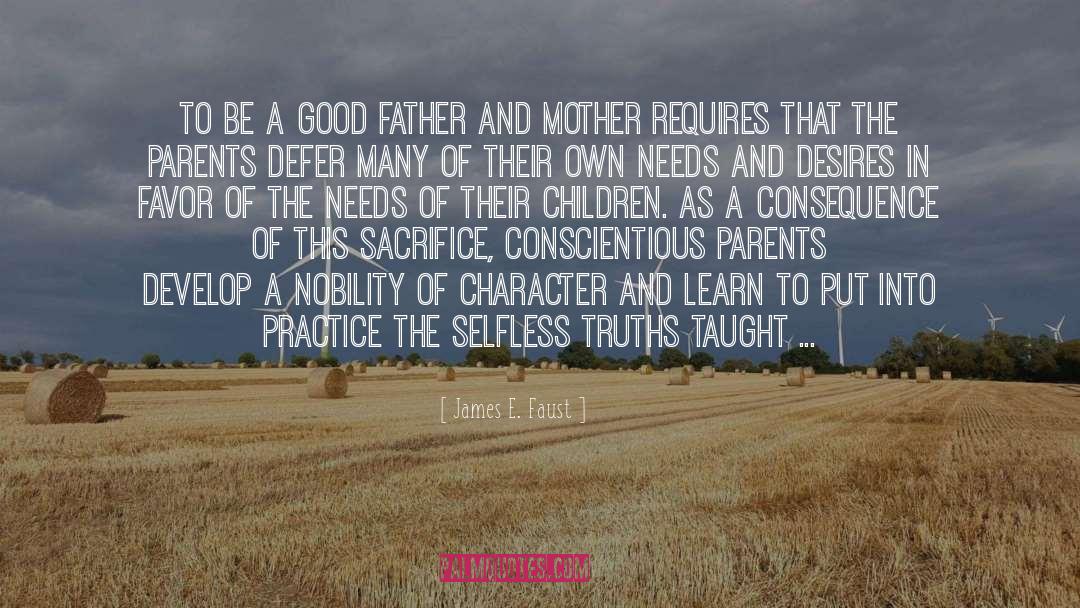 Great Parenting quotes by James E. Faust