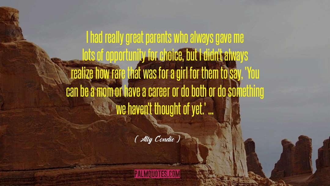 Great Parents quotes by Ally Condie