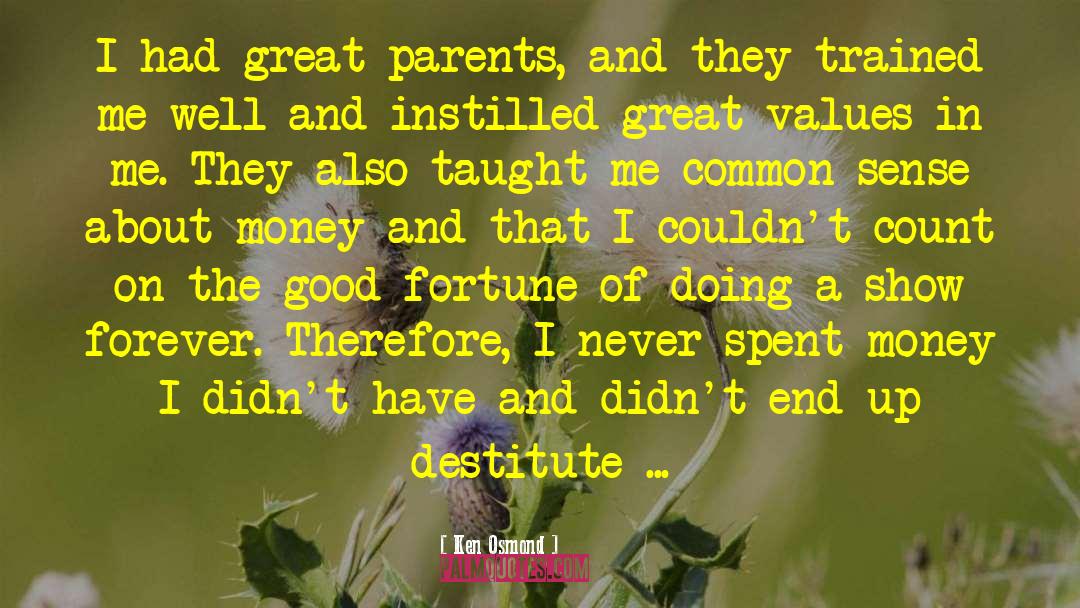 Great Parents quotes by Ken Osmond