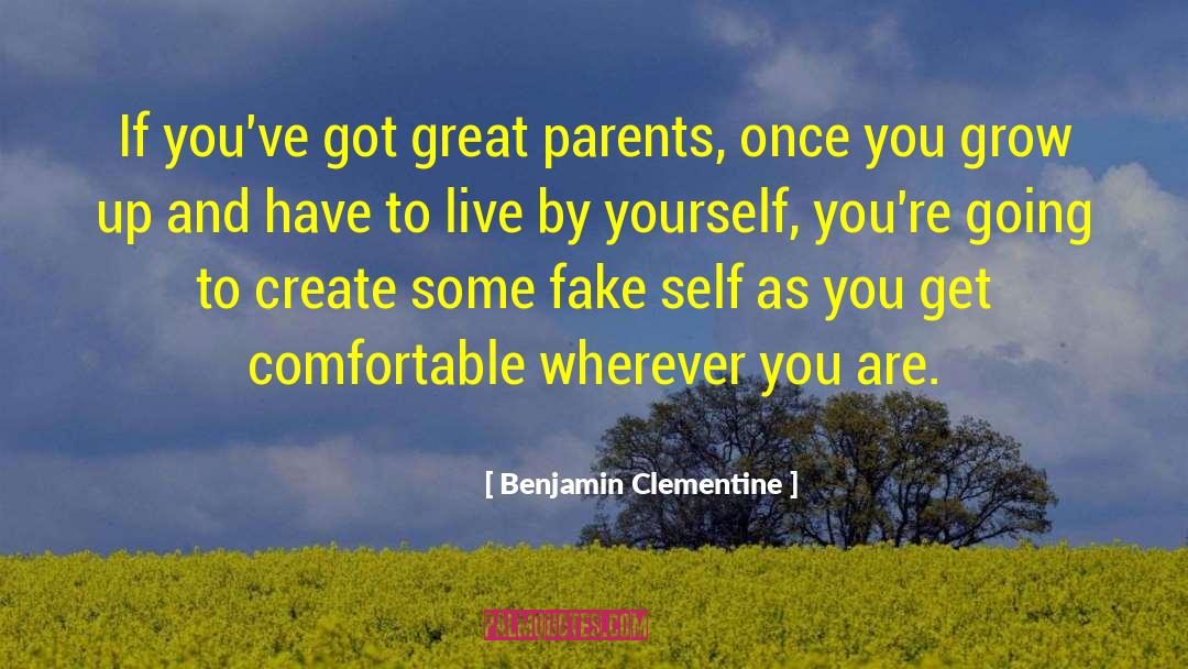 Great Parents quotes by Benjamin Clementine