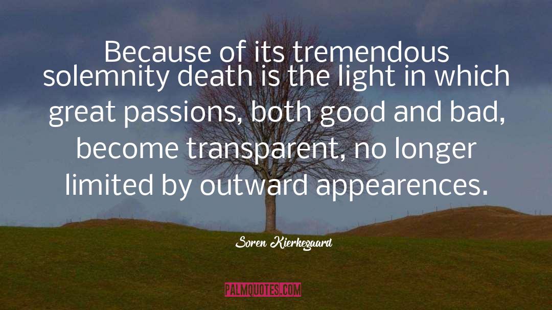 Great Passion quotes by Soren Kierkegaard