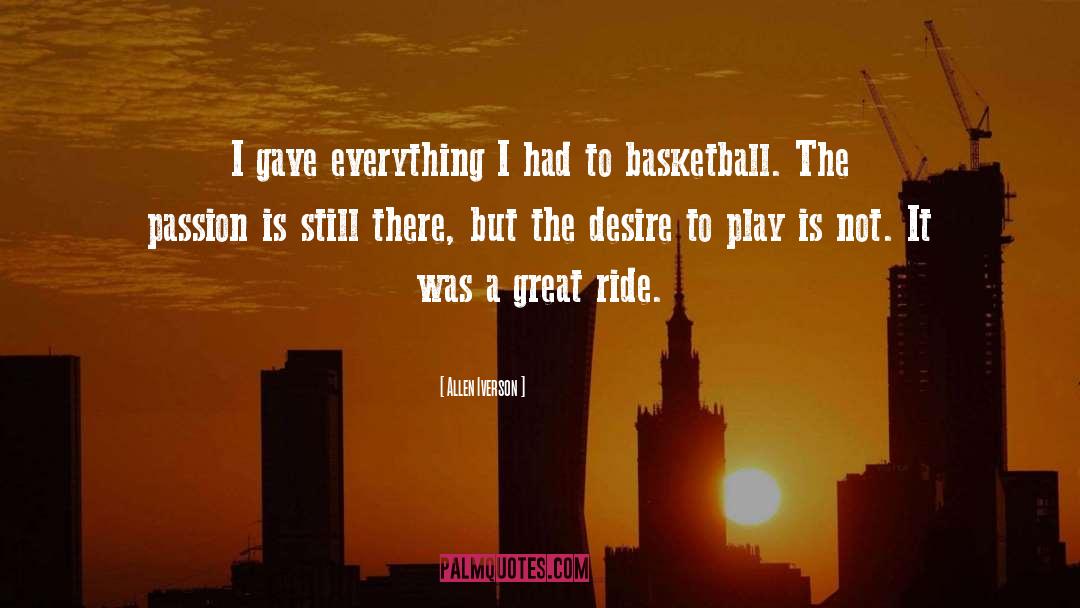 Great Passion quotes by Allen Iverson