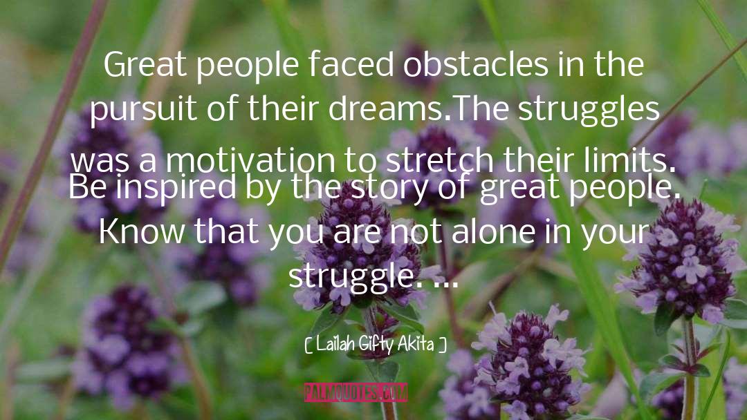 Great People quotes by Lailah Gifty Akita