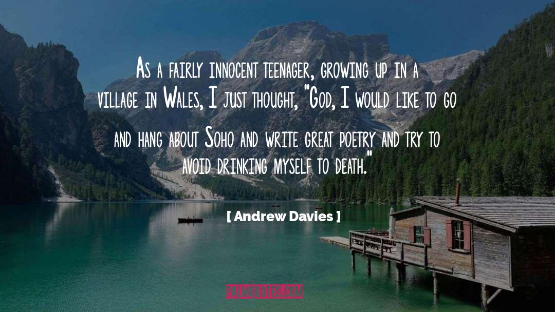 Great Poet quotes by Andrew Davies