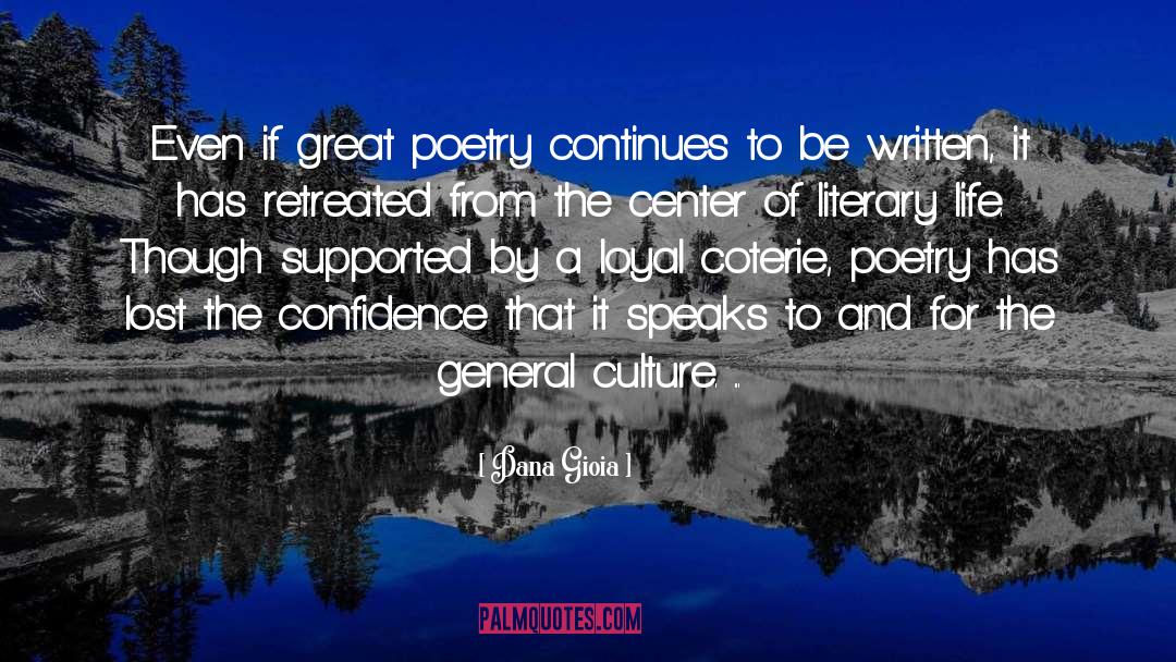 Great Poetry quotes by Dana Gioia