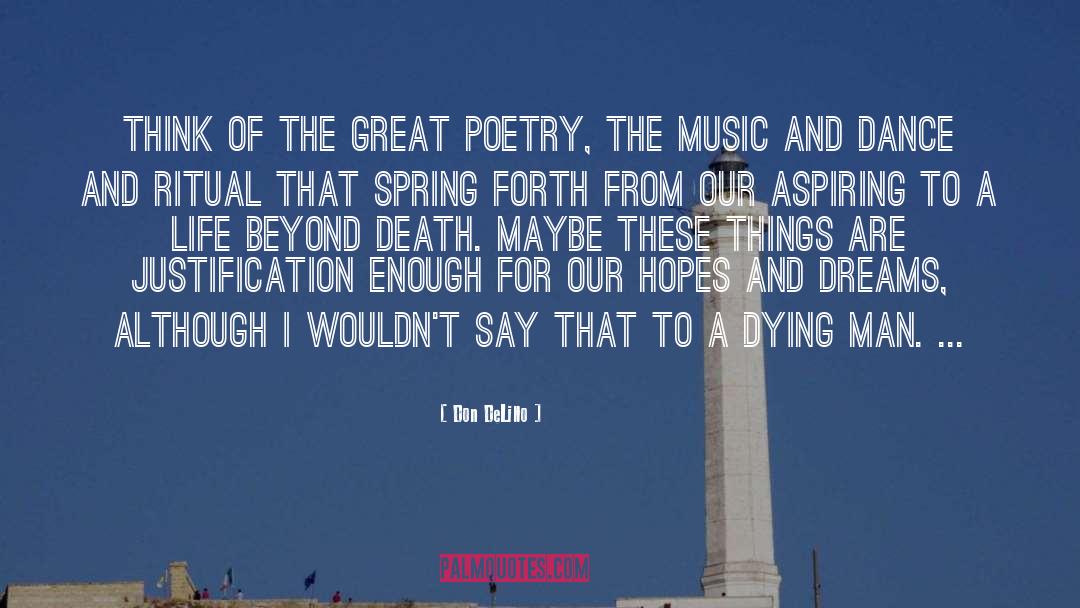 Great Poetry quotes by Don DeLillo