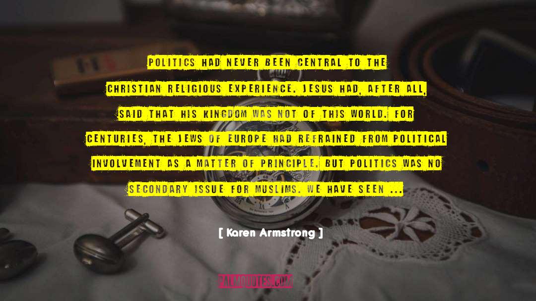 Great Political quotes by Karen Armstrong