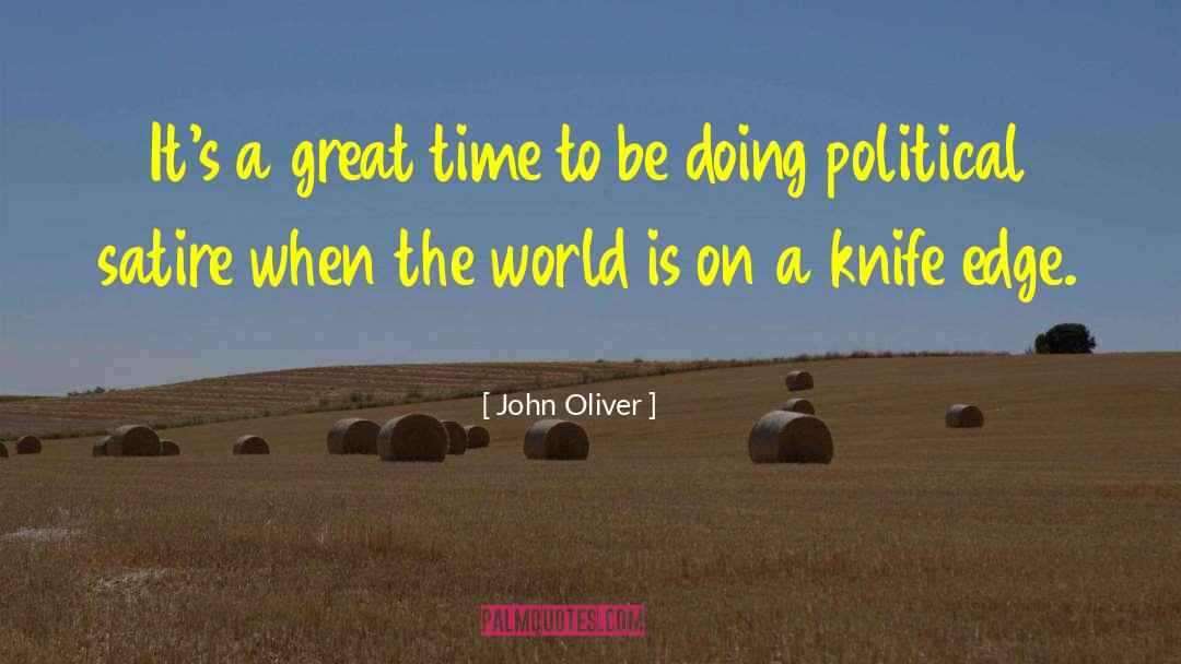 Great Political quotes by John Oliver