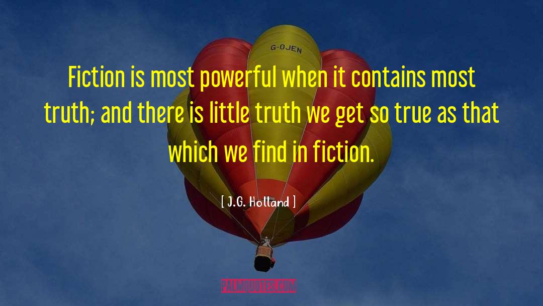 Great Powerful quotes by J.G. Holland