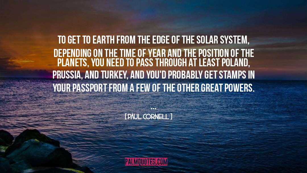 Great Powers quotes by Paul Cornell