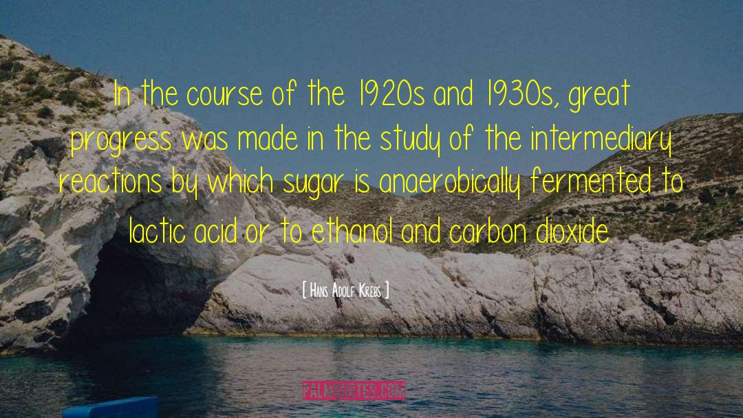 Great Progress quotes by Hans Adolf Krebs