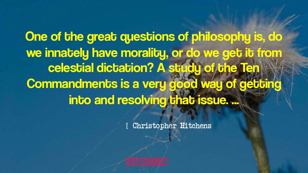 Great Questions quotes by Christopher Hitchens