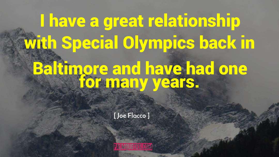 Great Relationship quotes by Joe Flacco