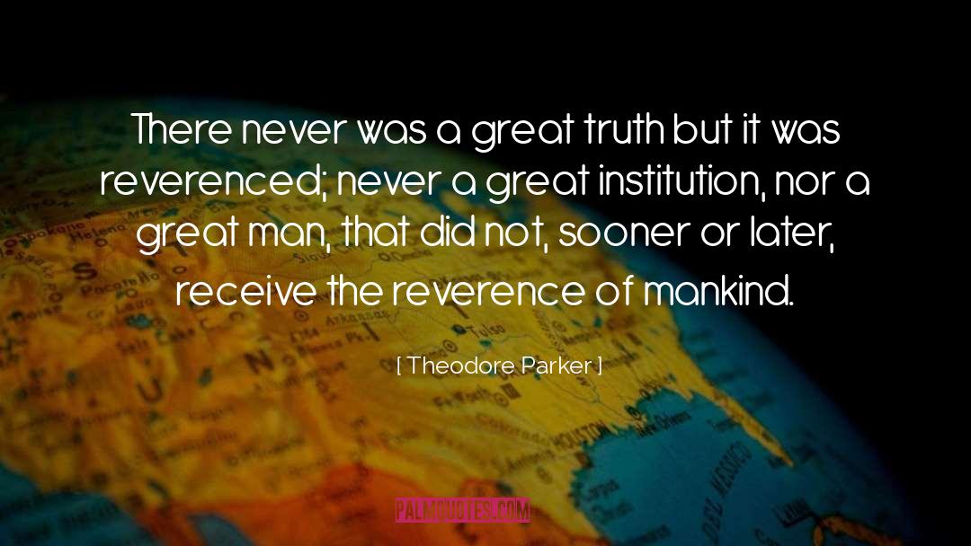 Great Results quotes by Theodore Parker