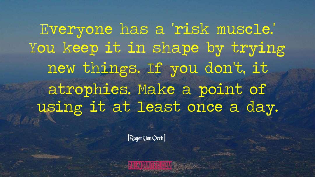 Great Risk quotes by Roger Von Oech
