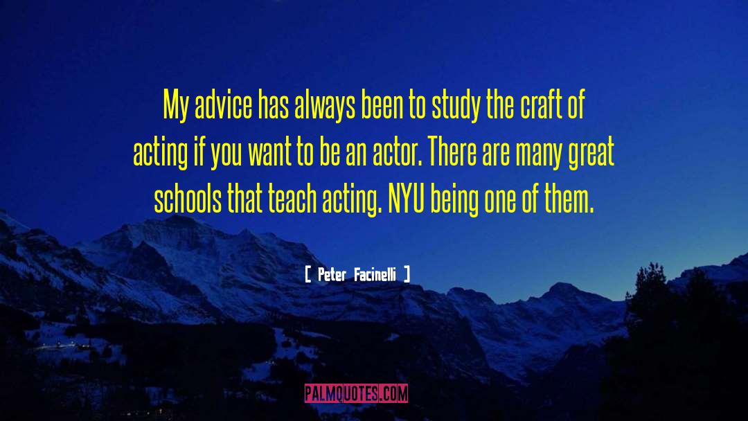 Great Schools quotes by Peter Facinelli