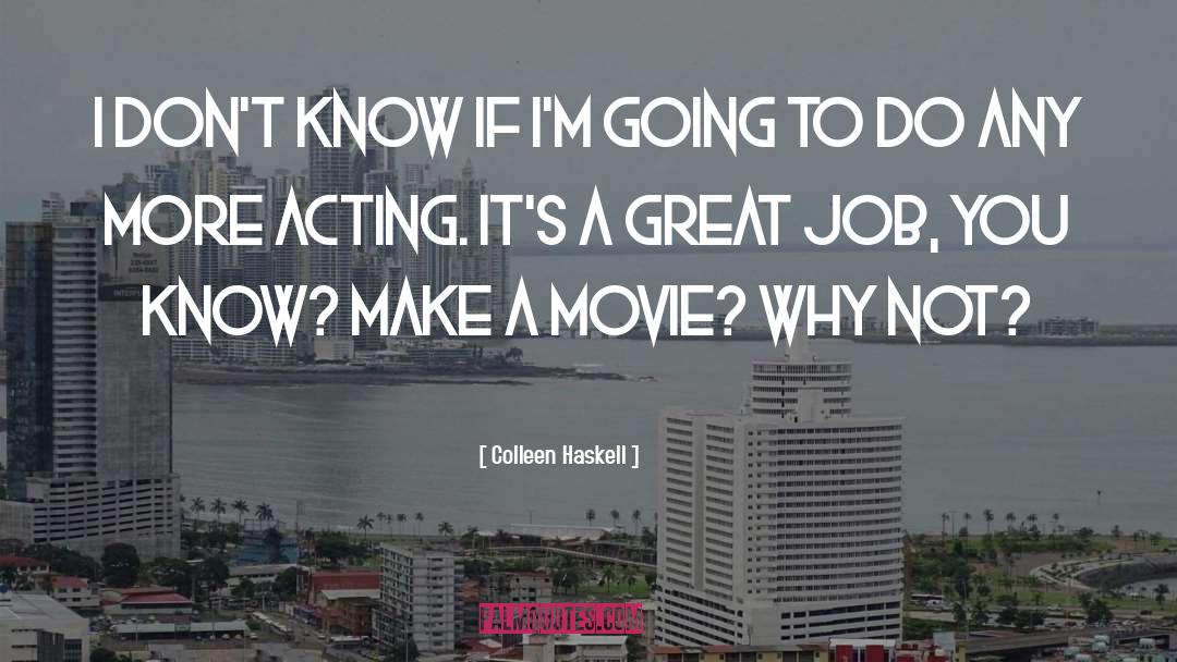 Great Science quotes by Colleen Haskell