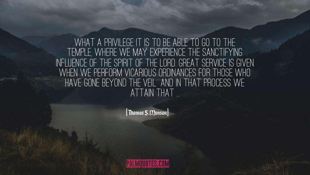Great Service quotes by Thomas S. Monson