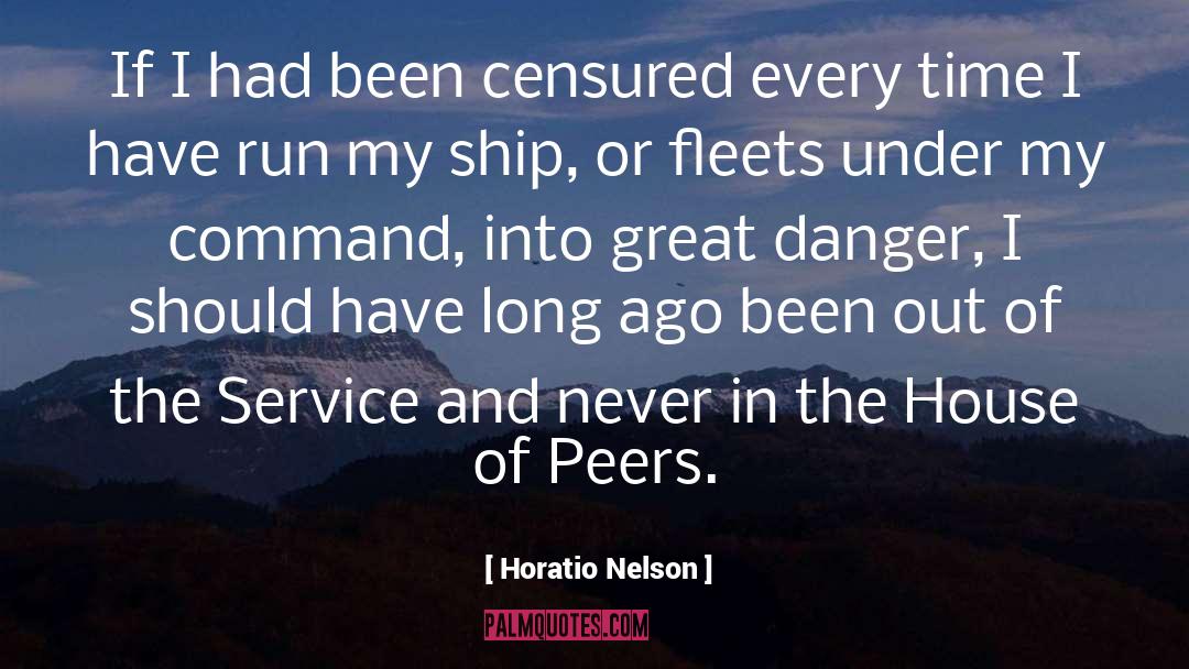 Great Service quotes by Horatio Nelson