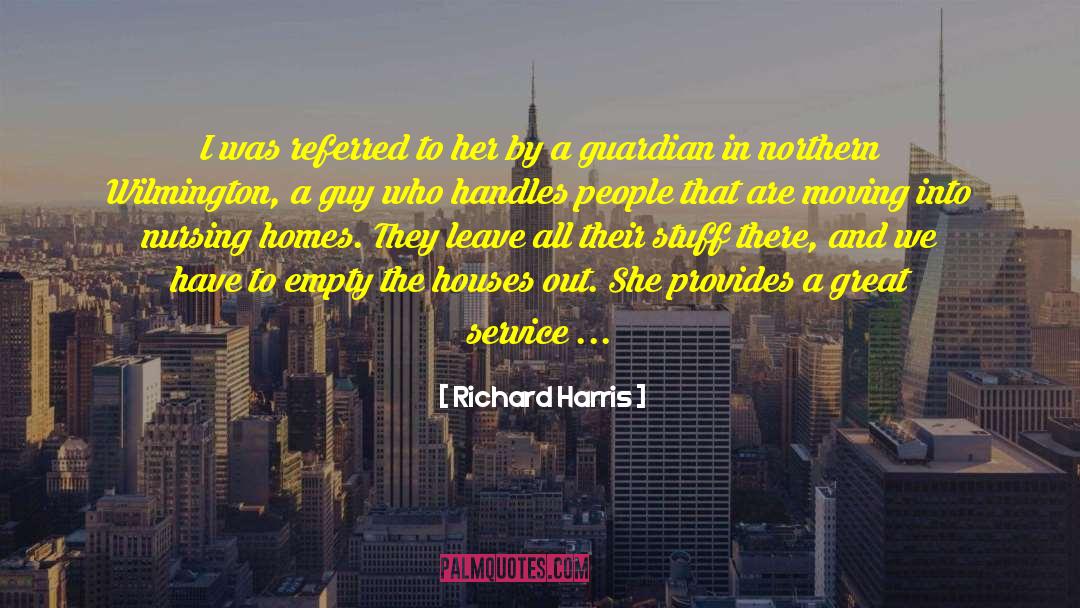 Great Service quotes by Richard Harris