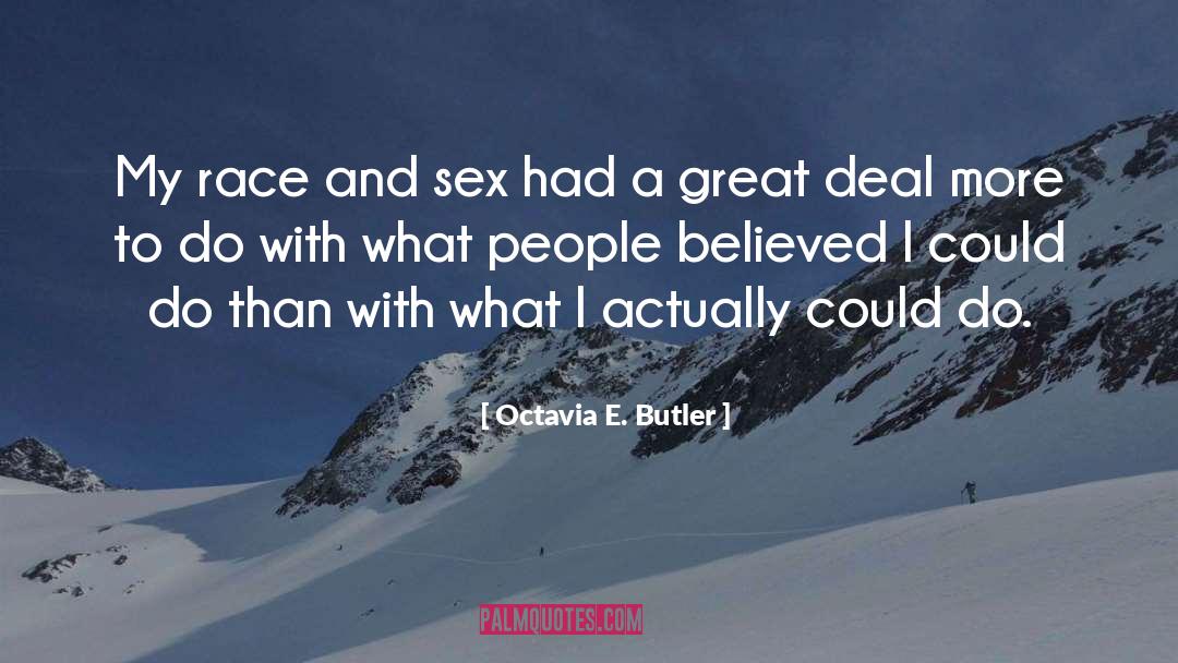 Great Sex quotes by Octavia E. Butler
