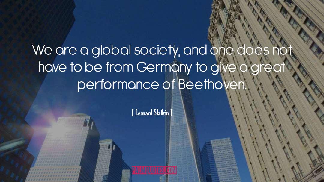 Great Society quotes by Leonard Slatkin