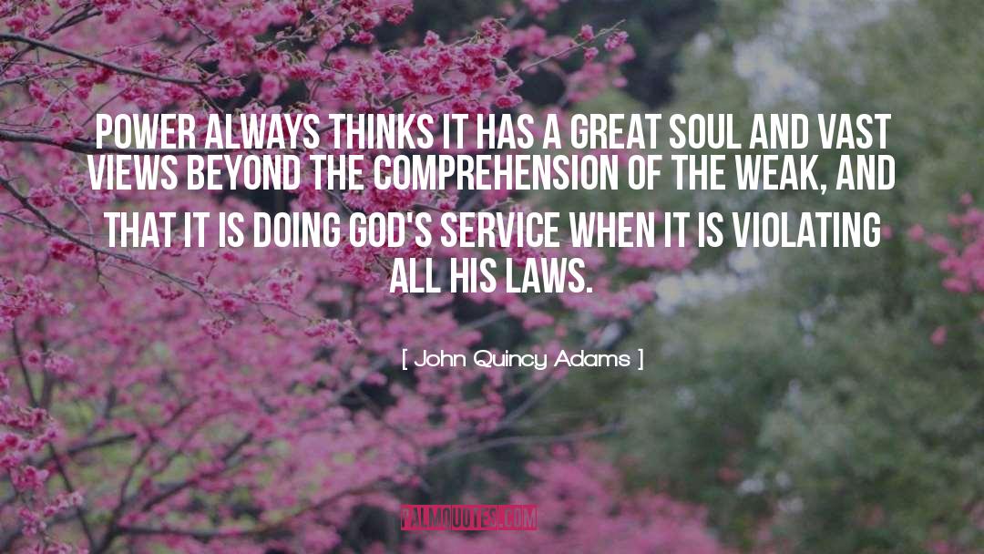 Great Soul quotes by John Quincy Adams
