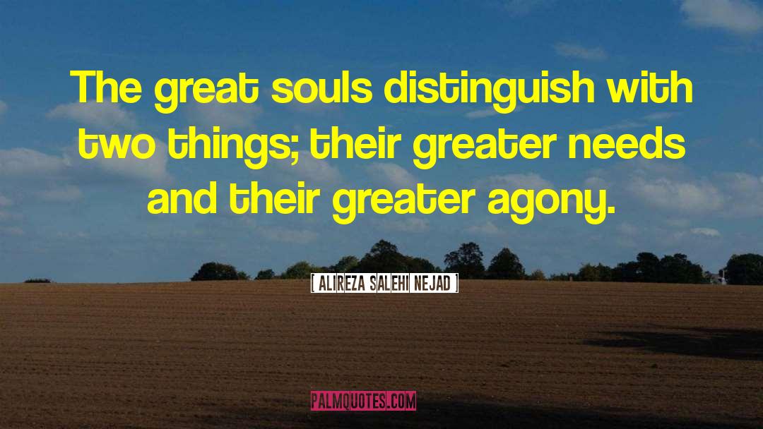 Great Souls quotes by Alireza Salehi Nejad