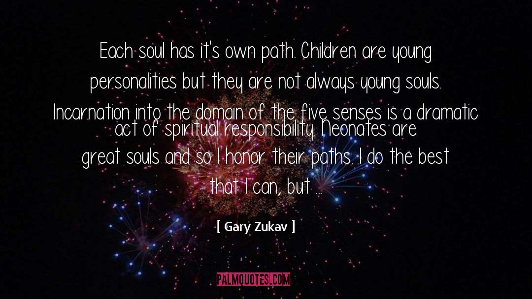 Great Souls quotes by Gary Zukav