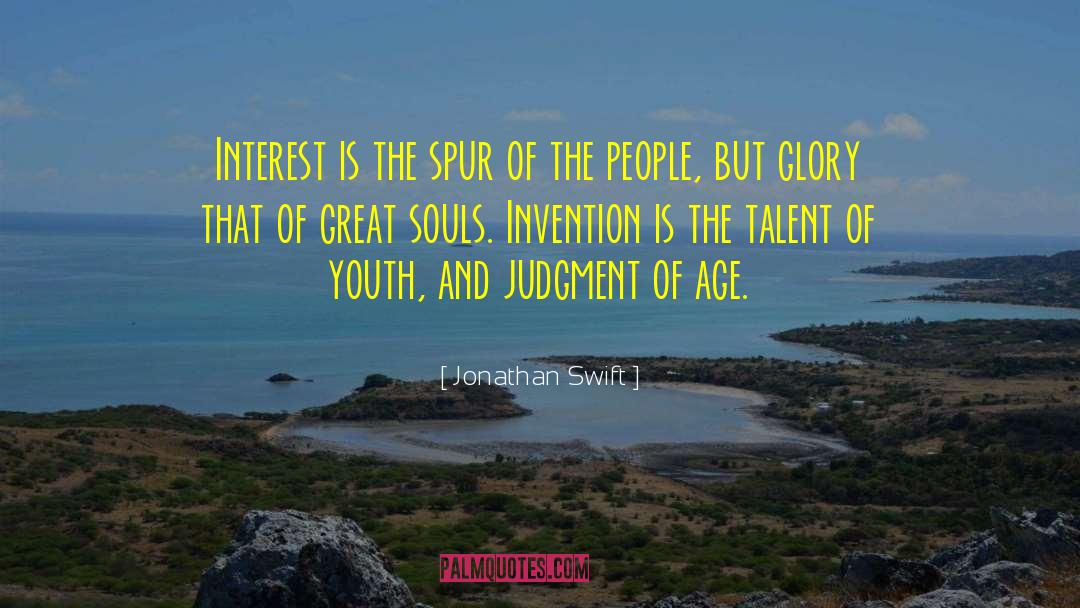 Great Souls quotes by Jonathan Swift