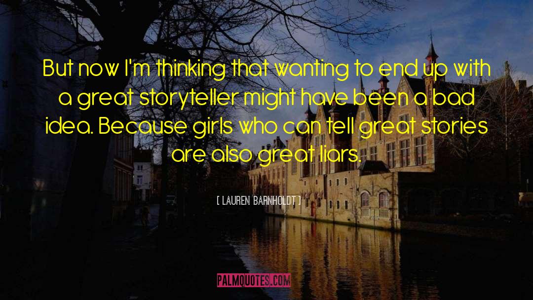 Great Stories quotes by Lauren Barnholdt