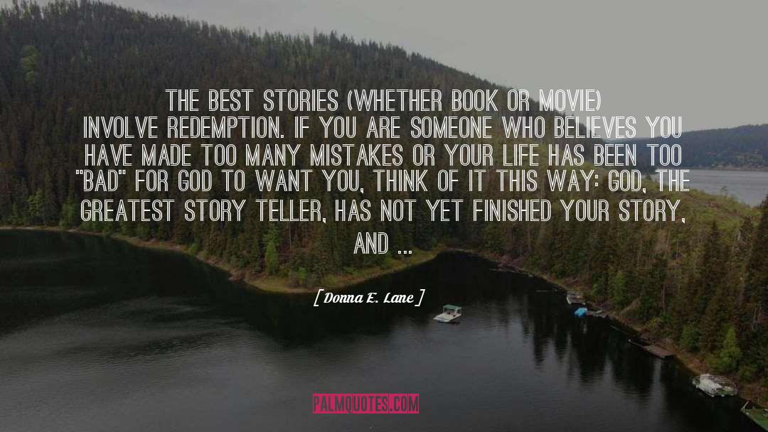 Great Story quotes by Donna E. Lane