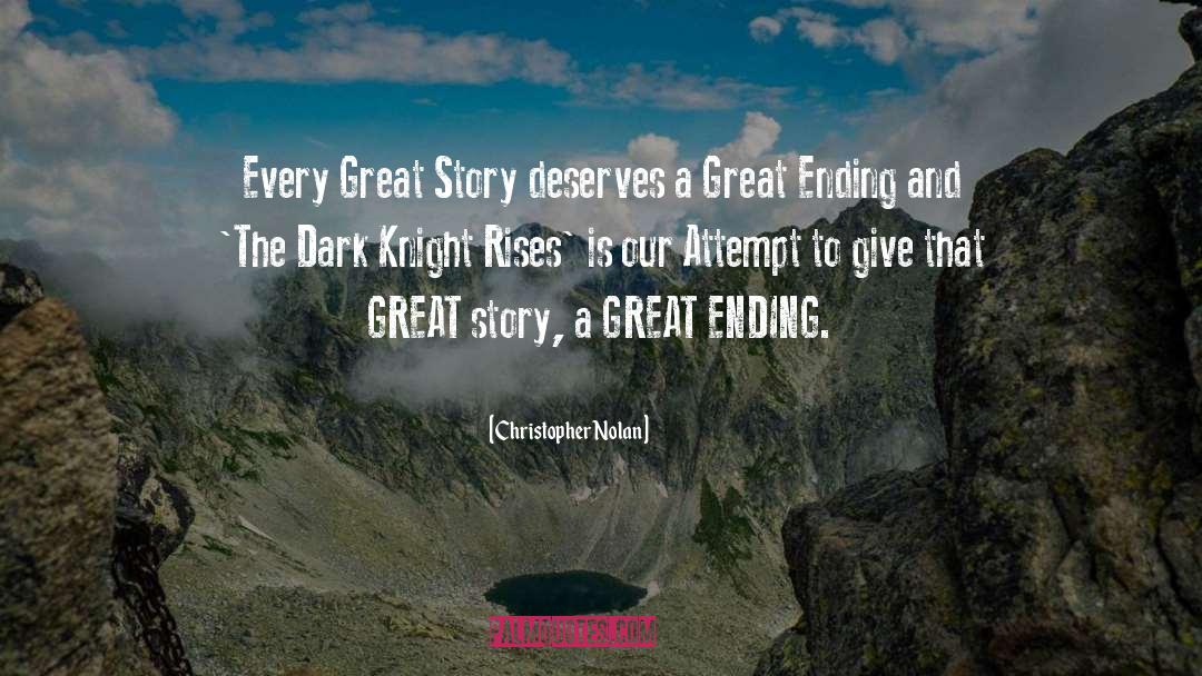 Great Story quotes by Christopher Nolan