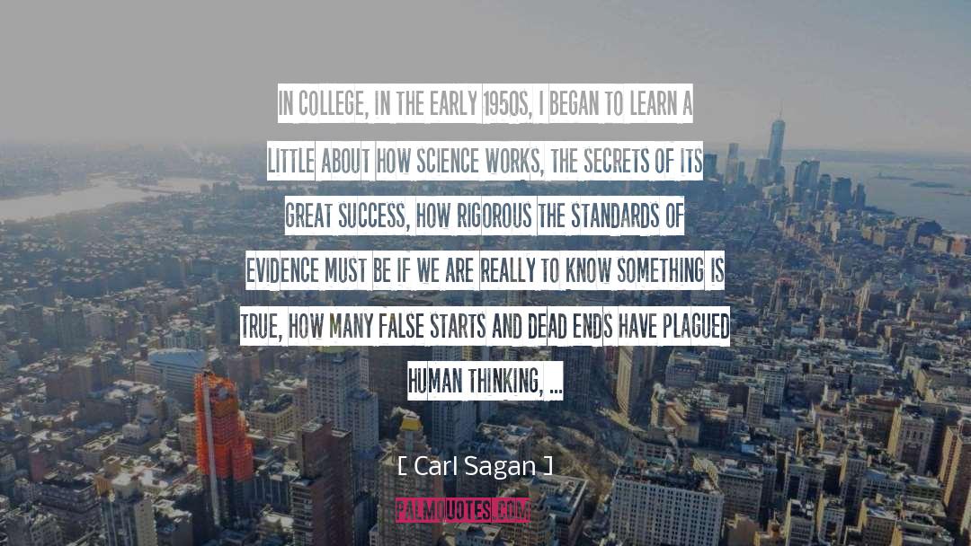 Great Success quotes by Carl Sagan