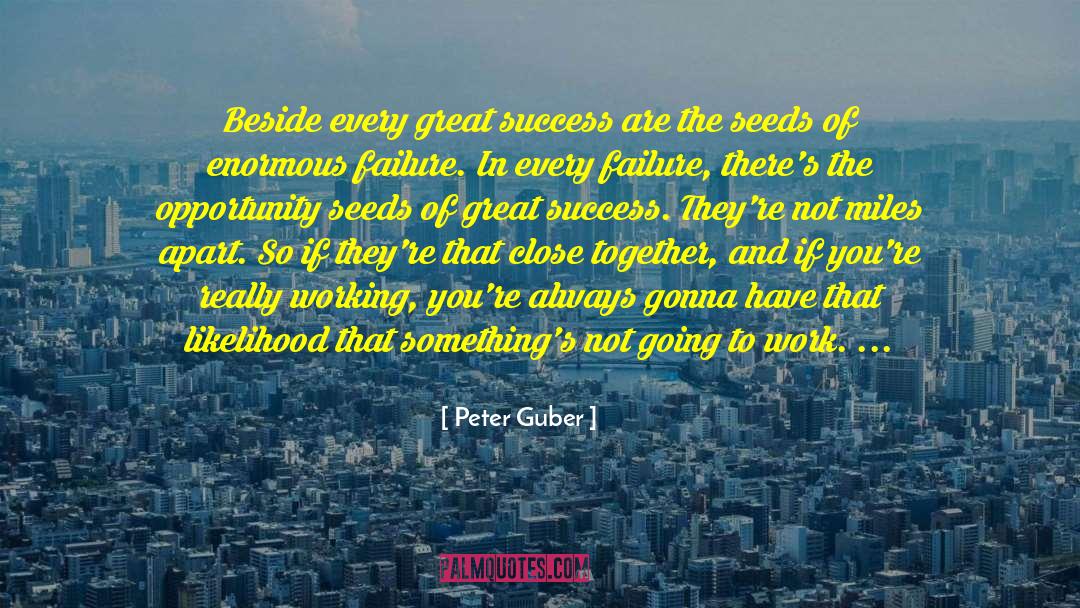 Great Success quotes by Peter Guber