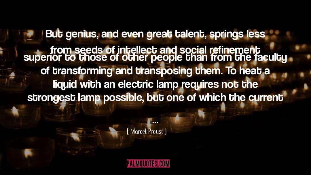 Great Talent quotes by Marcel Proust
