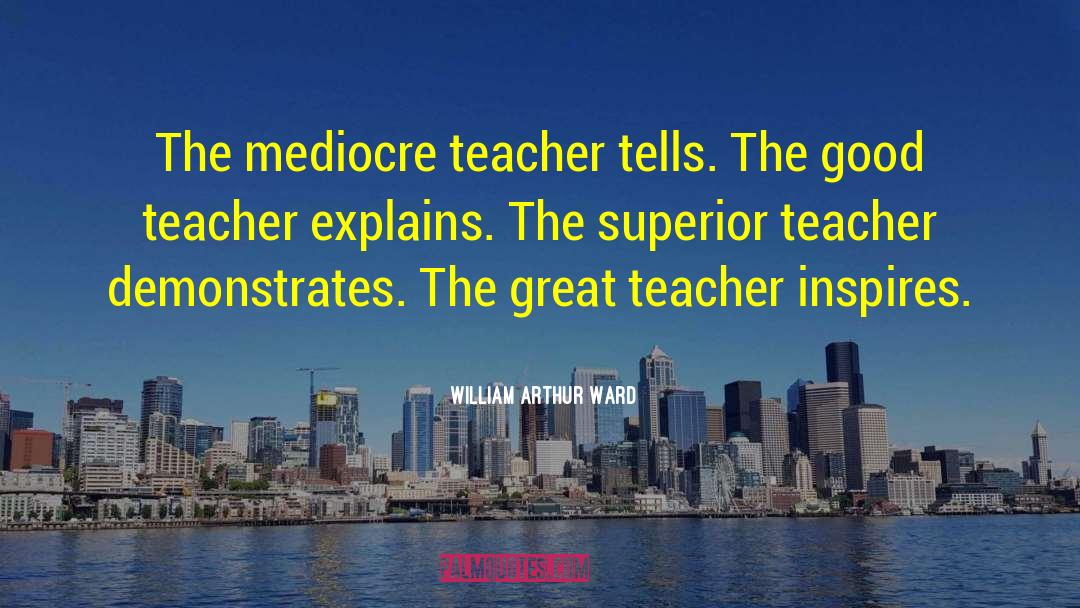 Great Teacher quotes by William Arthur Ward