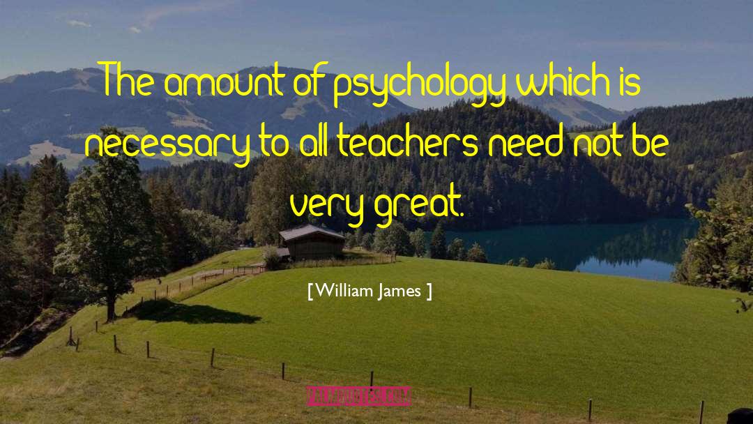 Great Teacher quotes by William James