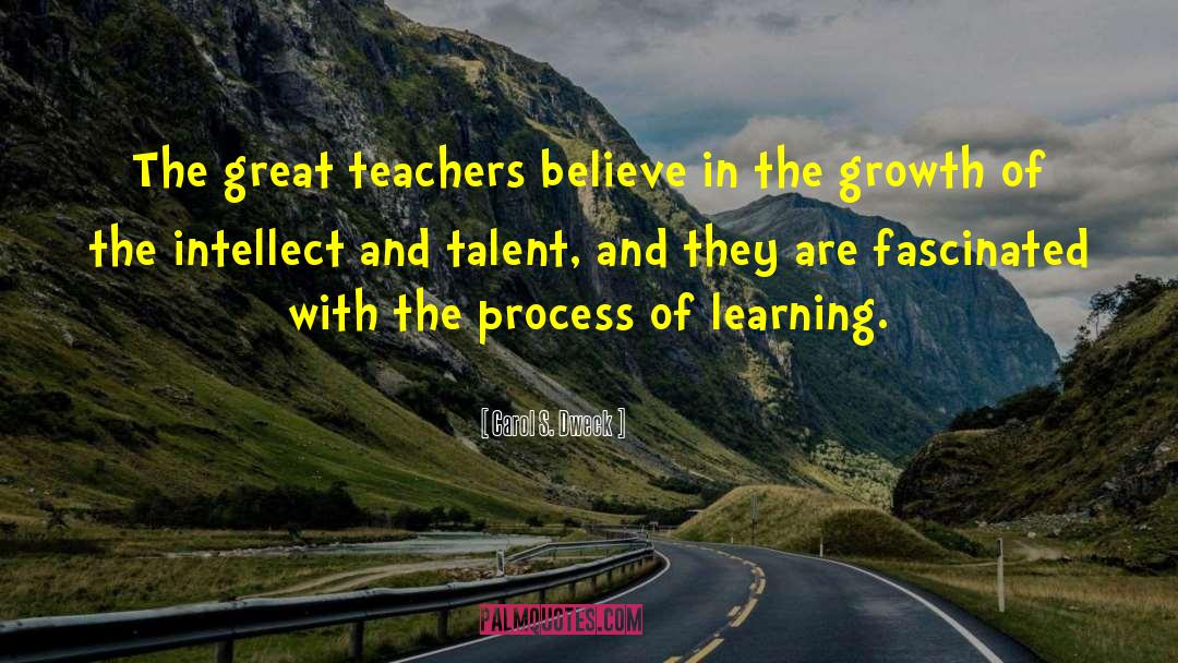 Great Teachers quotes by Carol S. Dweck