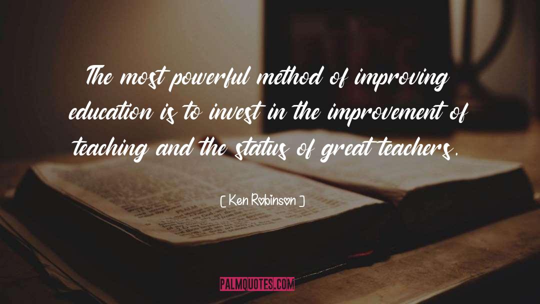 Great Teachers quotes by Ken Robinson
